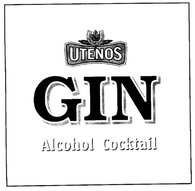 Prekės ženklas: UTENOS GIN Alcohol Cocktail